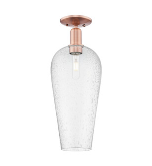 Arcadia One Light Semi-Flush Mount in Antique Copper (405|716-1C-AC-G456-8SDY)