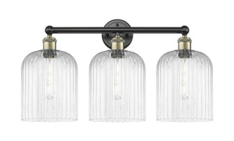 Edison Three Light Bath Vanity in Black Antique Brass (405|616-3W-BAB-G559-8CL)