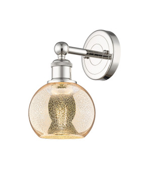 Edison One Light Wall Sconce in Polished Nickel (405|616-1W-PN-G128-6)