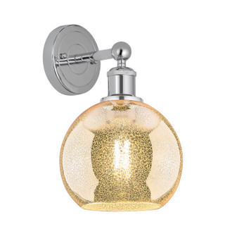 Edison One Light Wall Sconce in Polished Chrome (405|616-1W-PC-G128-8)