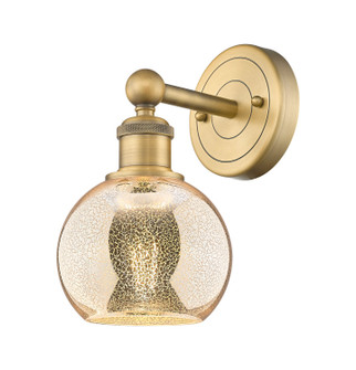 Edison One Light Wall Sconce in Brushed Brass (405|616-1W-BB-G128-6)