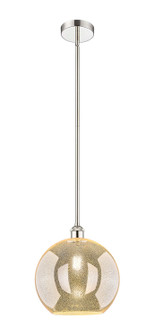 Edison One Light Mini Pendant in Polished Nickel (405|616-1S-PN-G128-12)