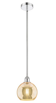Edison One Light Mini Pendant in Polished Chrome (405|616-1S-PC-G128-8)