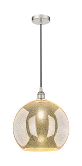 Edison One Light Pendant in Polished Nickel (405|616-1P-PN-G128-14)