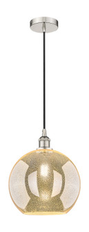 Edison One Light Mini Pendant in Polished Nickel (405|616-1P-PN-G128-12)