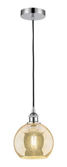Edison One Light Mini Pendant in Polished Chrome (405|616-1P-PC-G128-8)