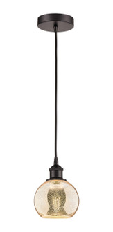 Edison One Light Mini Pendant in Oil Rubbed Bronze (405|616-1P-OB-G128-6)