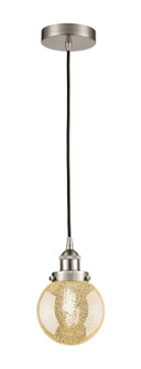 Edison One Light Mini Pendant in Brushed Satin Nickel (405|616-1PH-SN-G208-6)