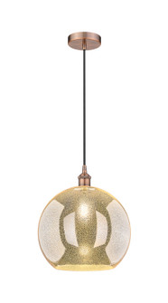 Edison One Light Pendant in Antique Copper (405|616-1P-AC-G128-14)