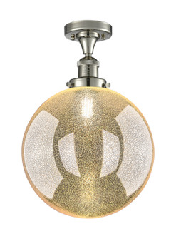 Franklin Restoration One Light Semi-Flush Mount in Polished Nickel (405|517-1CH-PN-G208-12)