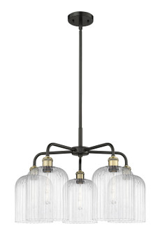 Ballston Five Light Chandelier in Black Antique Brass (405|516-5CR-BAB-G559-8CL)