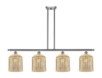 Ballston Four Light Island Pendant in Brushed Satin Nickel (405|516-4I-SN-G559-8ME)