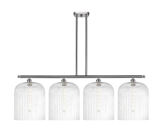 Ballston Four Light Island Pendant in Brushed Satin Nickel (405|516-4I-SN-G559-12CL)