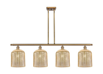 Ballston Four Light Island Pendant in Brushed Brass (405|516-4I-BB-G559-8ME)