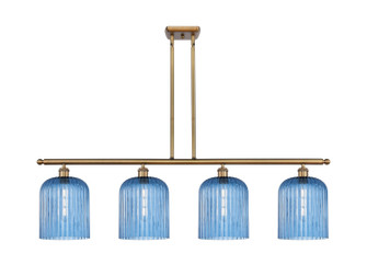 Ballston Four Light Island Pendant in Brushed Brass (405|516-4I-BB-G559-8BL)