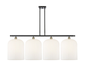 Ballston Four Light Island Pendant in Black Antique Brass (405|516-4I-BAB-G559-12GWH)