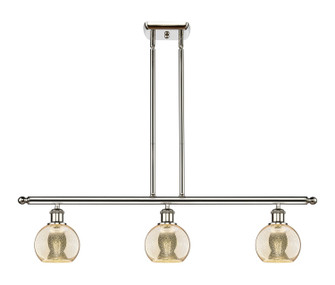 Ballston Three Light Island Pendant in Polished Nickel (405|516-3I-PN-G128-6)