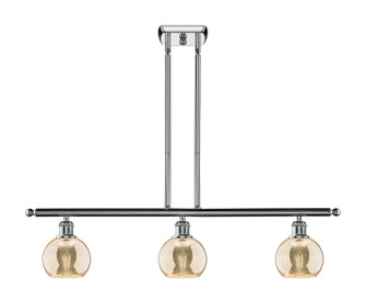 Ballston Three Light Island Pendant in Polished Chrome (405|516-3I-PC-G128-6)