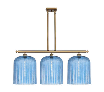 Ballston Three Light Island Pendant in Brushed Brass (405|516-3I-BB-G559-12BL)