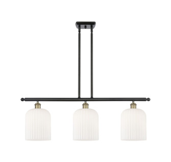 Ballston Three Light Island Pendant in Black Antique Brass (405|516-3I-BAB-G559-8GWH)
