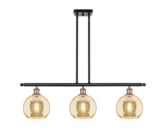 Ballston Three Light Island Pendant in Black Antique Brass (405|516-3I-BAB-G128-8)