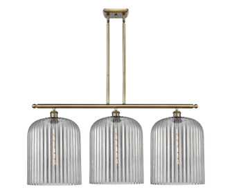 Ballston Three Light Island Pendant in Antique Brass (405|516-3I-AB-G559-12SM)