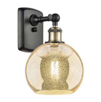Ballston One Light Wall Sconce in Black Antique Brass (405|516-1W-BAB-G128-8)