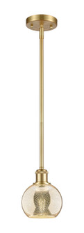 Ballston One Light Mini Pendant in Satin Gold (405|516-1S-SG-G128-6)