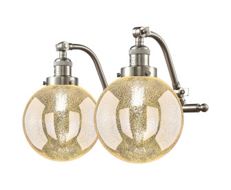 Franklin Restoration Two Light Bath Vanity in Brushed Satin Nickel (405|515-2W-SN-G208-8)