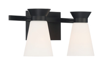 Caleta Two Light Vanity in Black (72|60-7312)