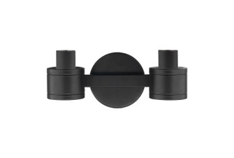Downtown Urban Two Light Bath Vanity in Matte Black (405|467-2W-BK)