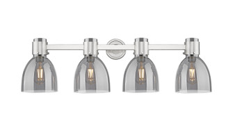 Downtown Urban Four Light Bath Vanity in Satin Nickel (405|464-4W-SN-G464D-7SM)