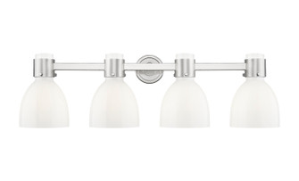 Downtown Urban Four Light Bath Vanity in Satin Nickel (405|464-4W-SN-G464D-7GW)