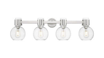 Downtown Urban Four Light Bath Vanity in Brushed Satin Nickel (405|464-4W-SN-G464B-7SDY)