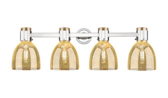 Downtown Urban Four Light Bath Vanity in Polished Nickel (405|464-4W-PN-G464D-7ME)