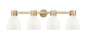 Downtown Urban Four Light Bath Vanity in Brushed Brass (405|464-4W-BB-G464D-7GW)