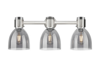Downtown Urban Three Light Bath Vanity in Satin Nickel (405|464-3W-SN-G464D-7SM)