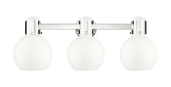 Downtown Urban Three Light Bath Vanity in Polished Nickel (405|464-3W-PN-G464B-7GW)