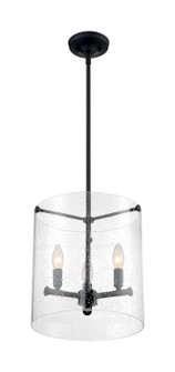 Bransel Three Light Pendant in Matte Black (72|60-7287)