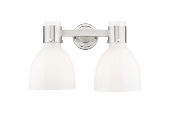 Downtown Urban Two Light Bath Vanity in Satin Nickel (405|464-2W-SN-G464D-7GW)