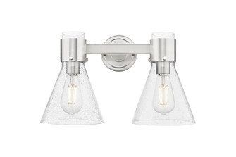 Downtown Urban Two Light Bath Vanity in Satin Nickel (405|464-2W-SN-G464C-7SDY)
