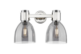 Downtown Urban Two Light Bath Vanity in Polished Nickel (405|464-2W-PN-G464D-7SM)