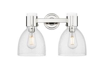 Downtown Urban Two Light Bath Vanity in Polished Nickel (405|464-2W-PN-G464D-7SDY)