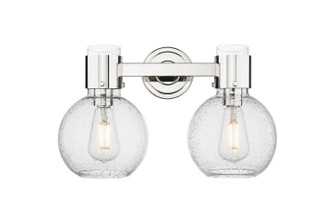Downtown Urban Two Light Bath Vanity in Polished Nickel (405|464-2W-PN-G464B-7SDY)