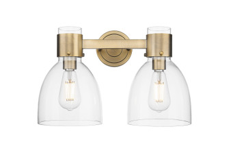 Downtown Urban Two Light Bath Vanity in Brushed Brass (405|464-2W-BB-G464D-7CL)