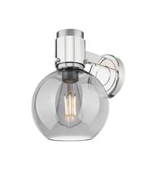 Downtown Urban One Light Wall Sconce in Polished Nickel (405|464-1W-PN-G464B-7SM)