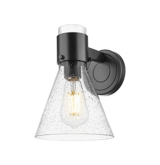 Downtown Urban One Light Wall Sconce in Matte Black (405|464-1W-BK-G464C-7SDY)