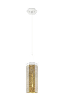 Downtown Urban One Light Pendant in Polished Nickel (405|463-1P-PN-G463-12ME)
