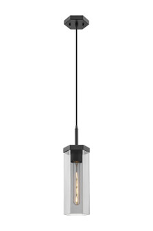 Downtown Urban One Light Pendant in Matte Black (405|463-1P-BK-G463-12SM)