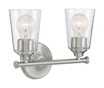 Bransel Two Light Vanity in Brushed Nickel (72|60-7182)